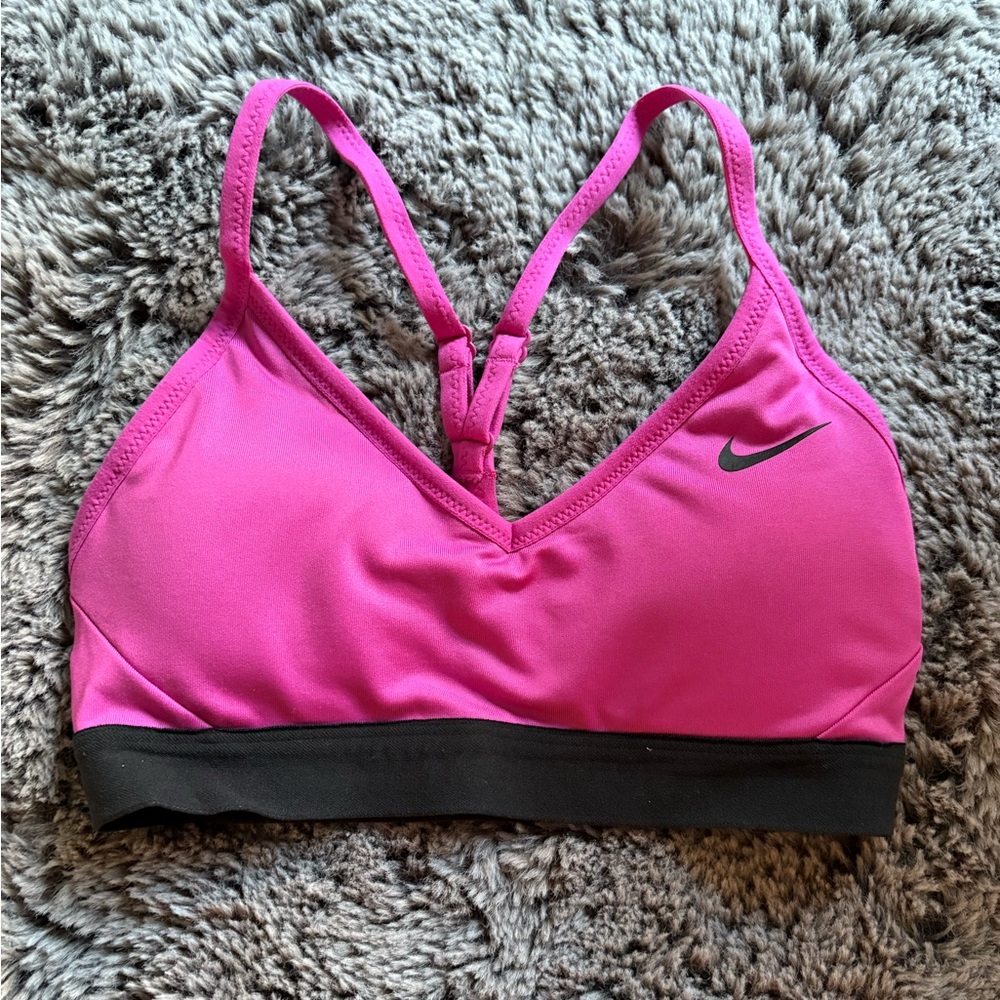 Nike Women's Vibrant Pink Sports Bra